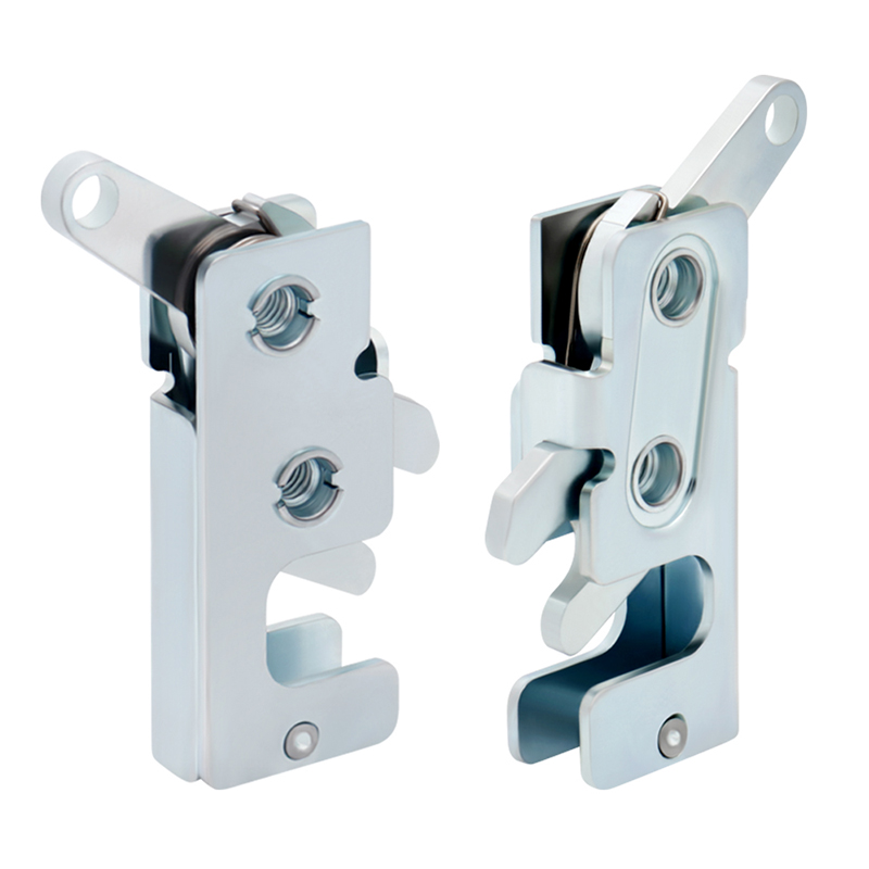 Rotary Door Latch Trailer Door Panel Concealed Rotary Latch lock With Steel Lockout Draw Latch