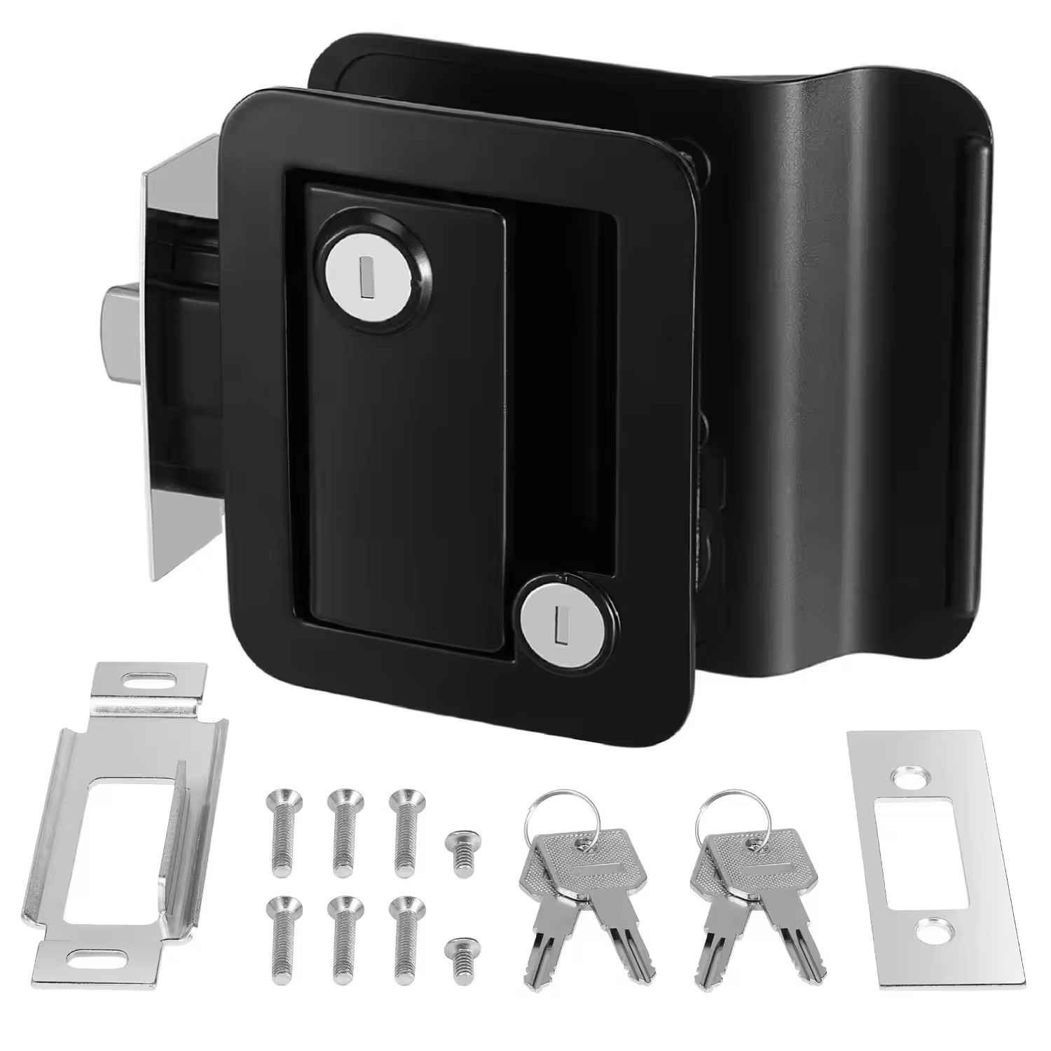 RV Class C Door Deadbolt Lock Latch Motorhome Camper Outdoor Lock Travel Trailer Truck Caravan Entry Compact RV Lock