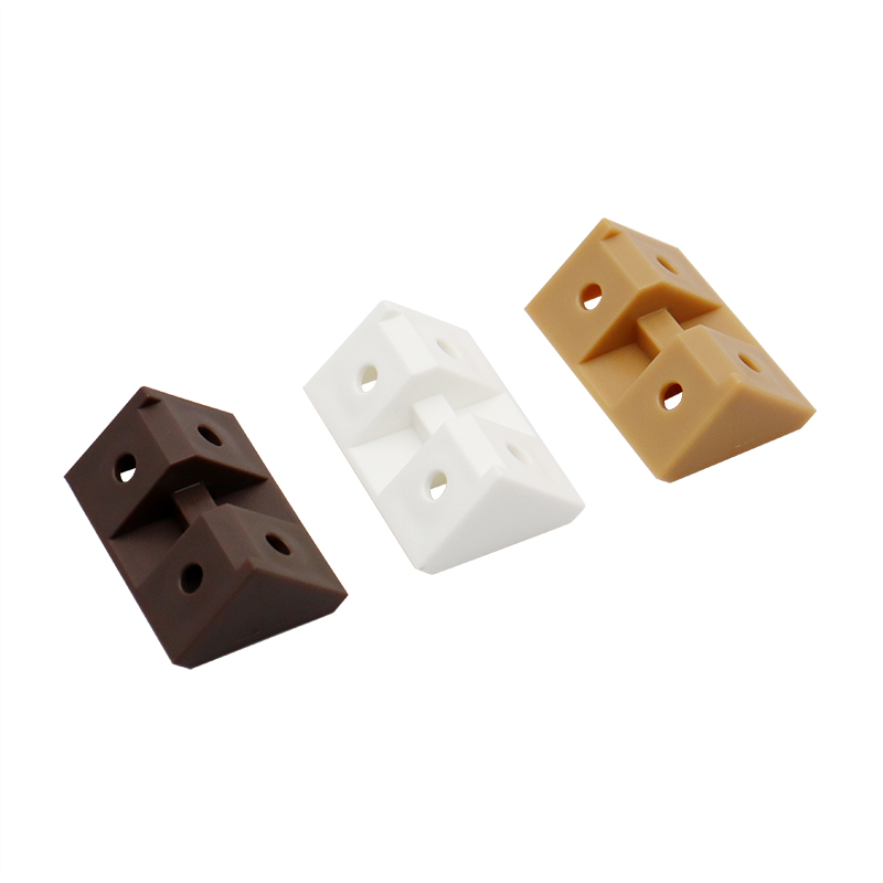 Plastic nylon corner code right angle cabinet corner code wardrobe connection furniture layer board bracket