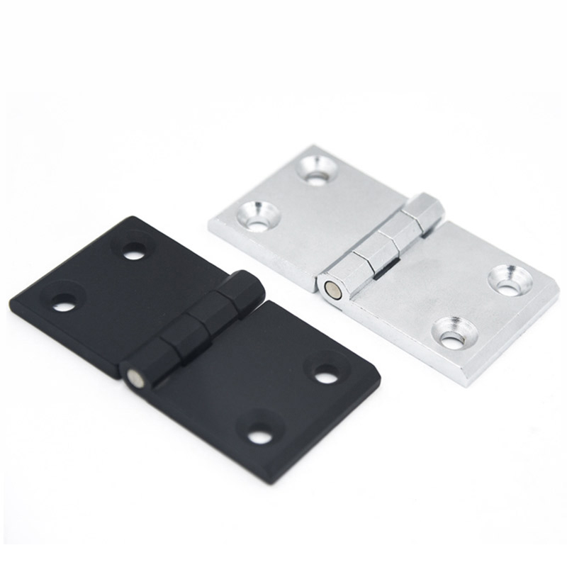 Heavy Duty Black 63*50mm Aluminum Alloy Folding Table Hinge Adjustable Torque Control Flat Furniture Hinges B2204