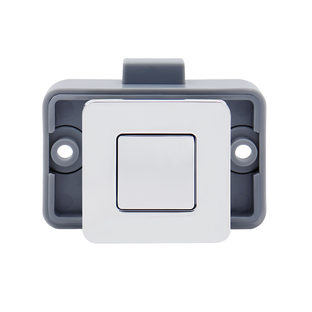 Metal Push Button Latch Square Push Lock