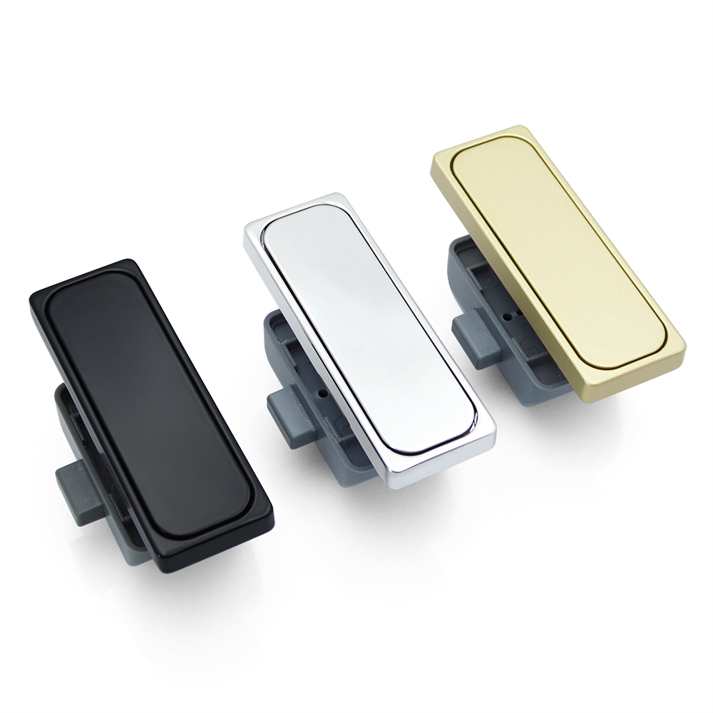 Lightweight Oval Push-Type Door Handle for RV Interior Accessory Cabinet